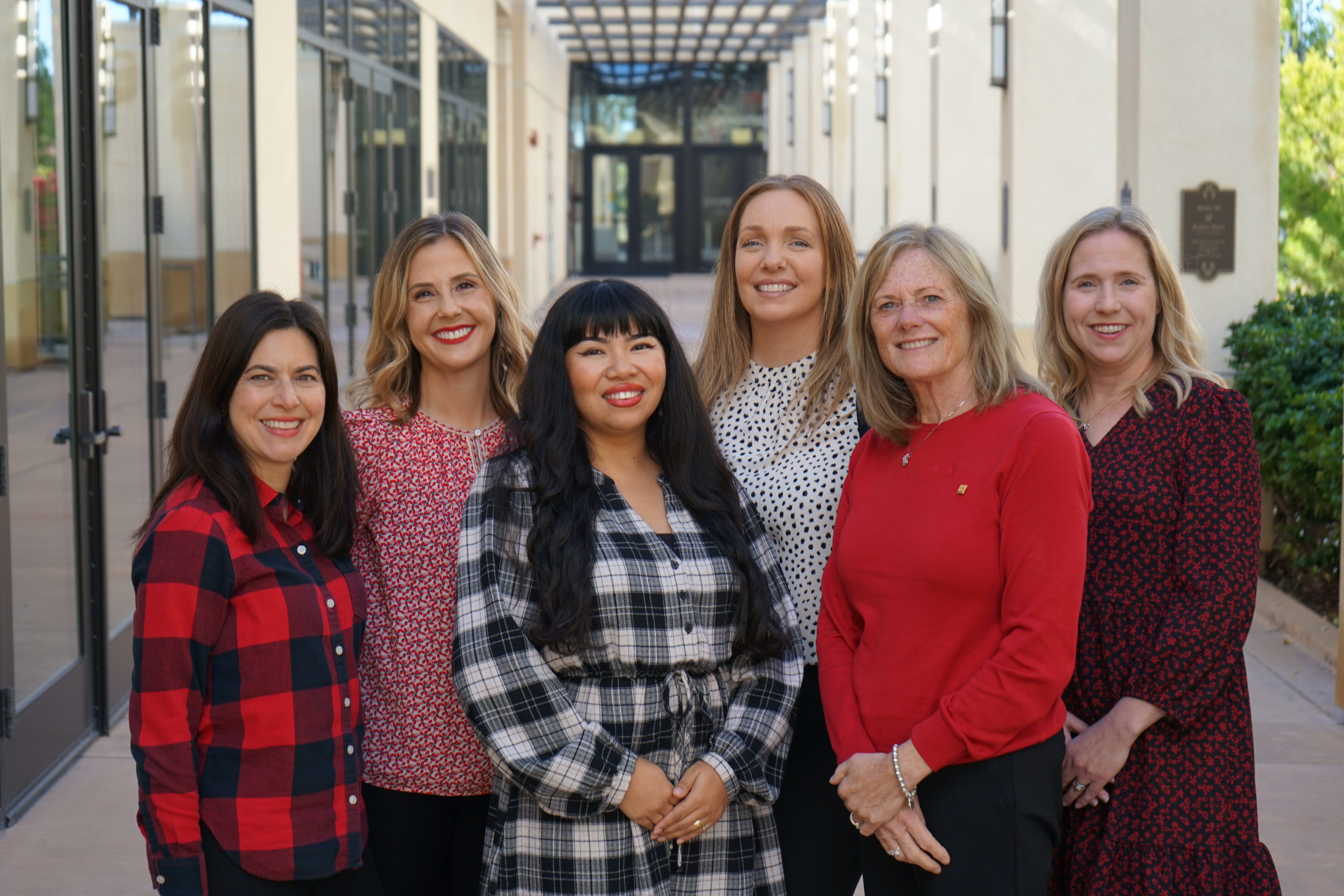 Image of the special events team all woman smiling 
